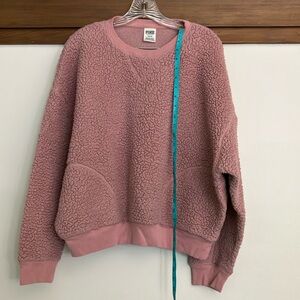 VS Pink Sherpa Size M, Pull Over